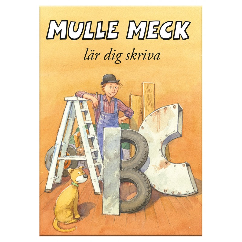 Skrivbok - Mulle Meck, lär dig skriva ABC Skrivbok - Mulle Meck, lär dig skriva ABC