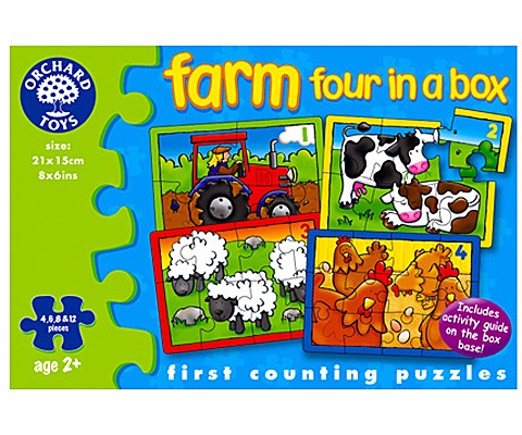 Pussel Farm four in a box Pussel Farm four in a box