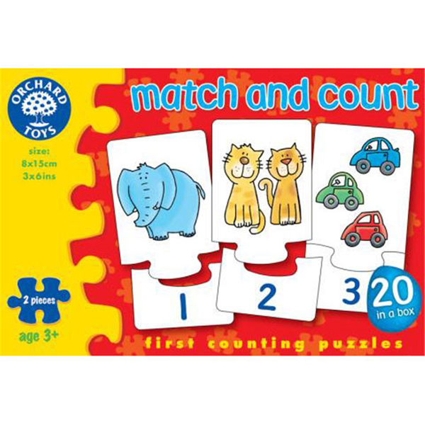 Pussel - Match and Count från Orchard Toys Pussel - Match and Count från Orchard Toys