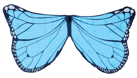 Vingar - Blå fjäril