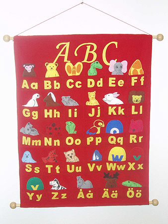 ABC - tygtavla ABC - tygtavla