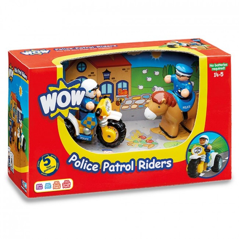 Polispatrull Police Patrol Riders från WOW Toys